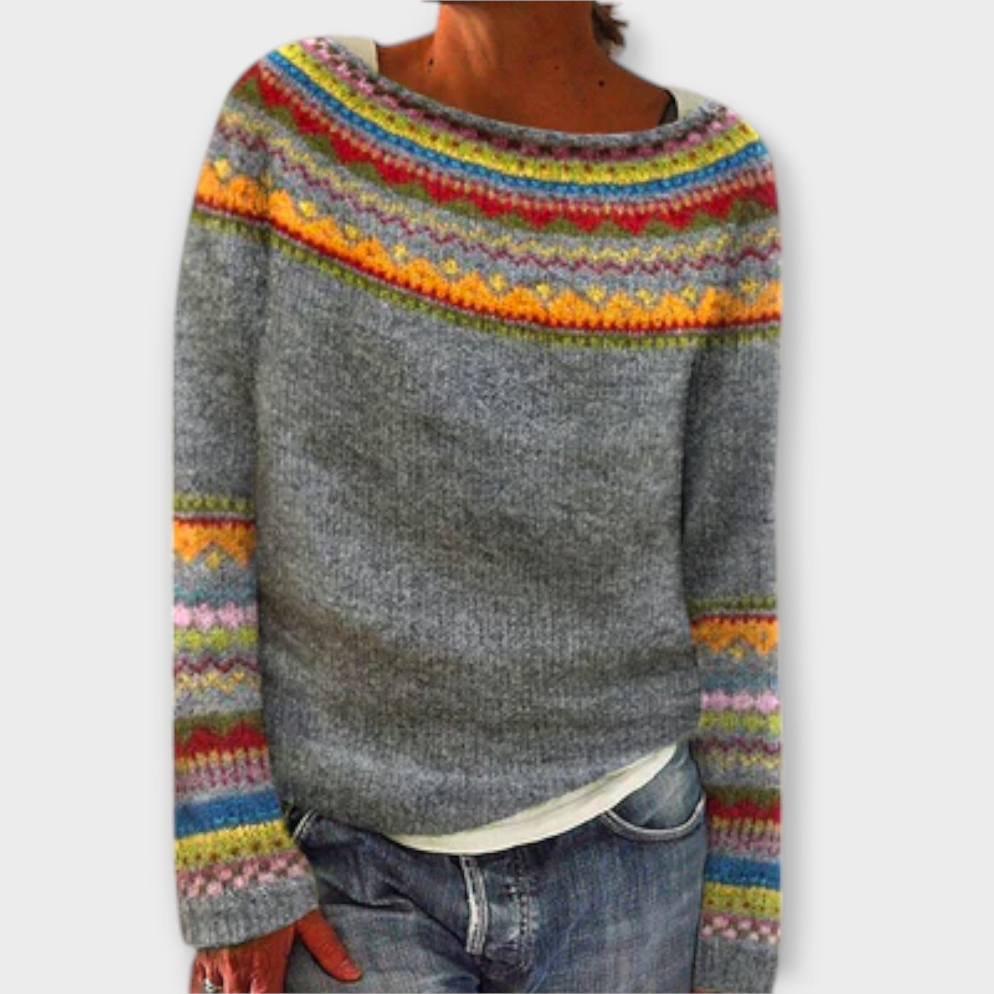 Suzu-Vintage kootud kampsun naistele