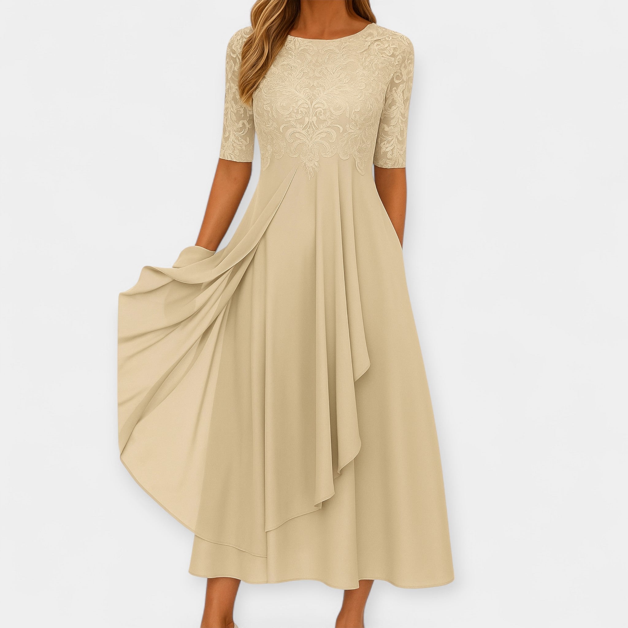Elegantne midi kleit