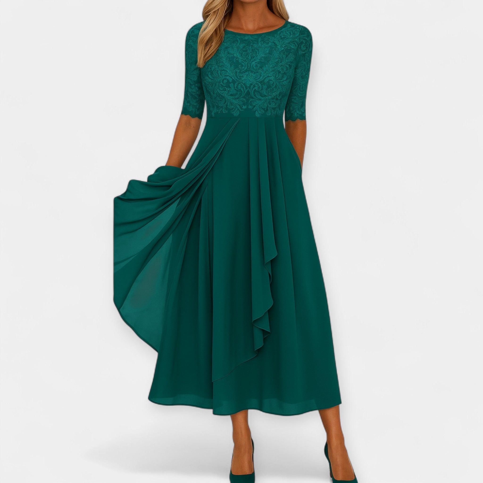 Elegantne midi kleit