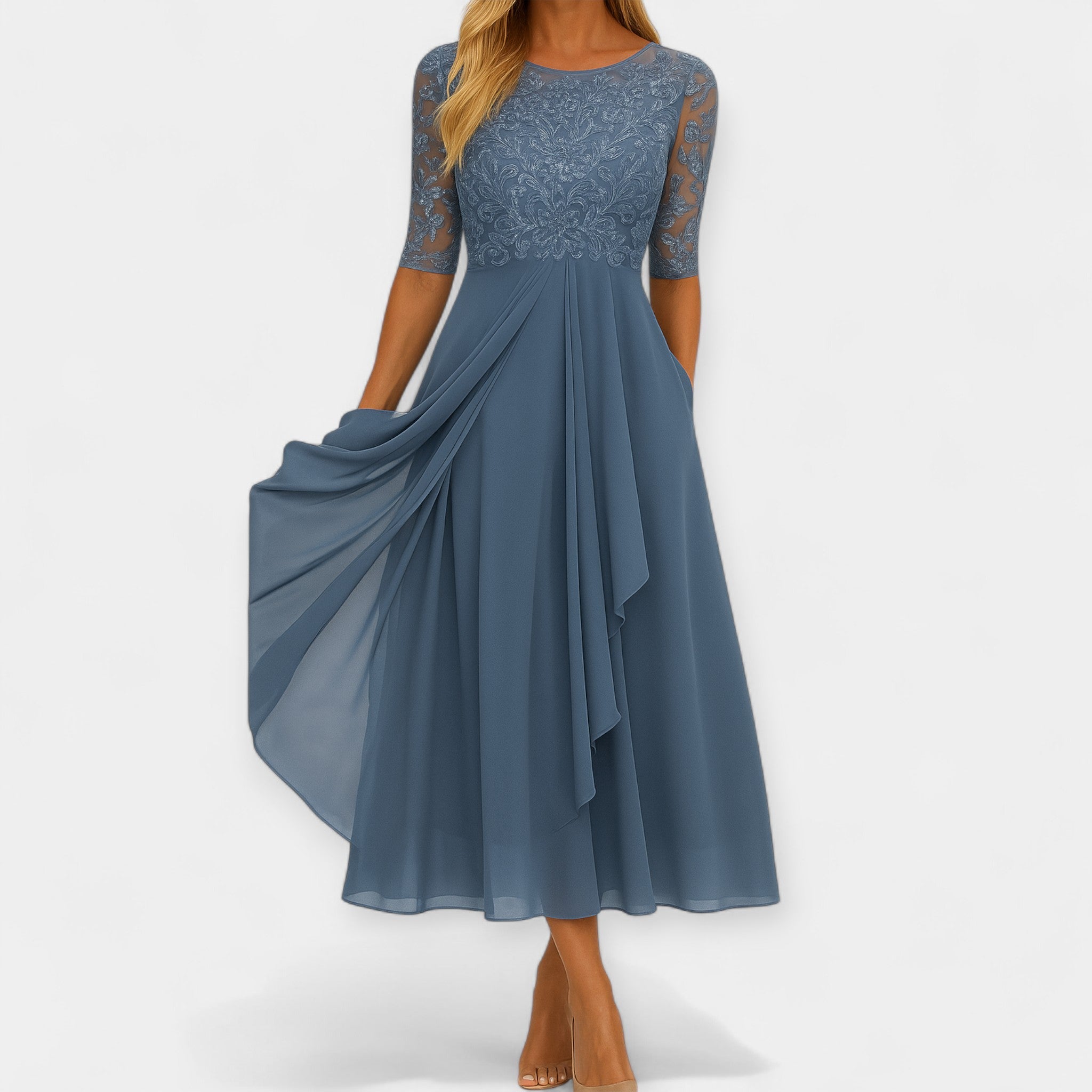 Elegantne midi kleit