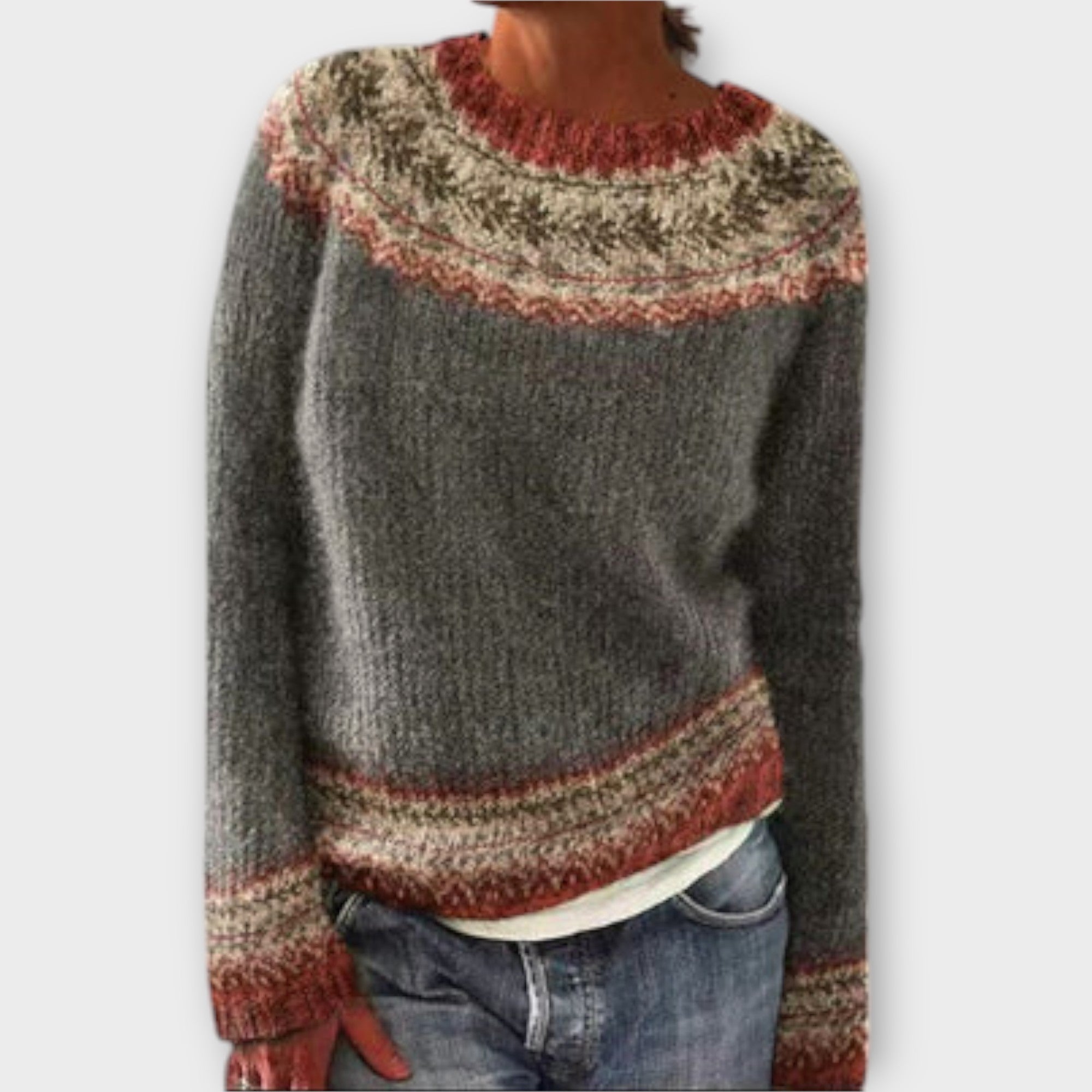 Suzu-Vintage kootud kampsun naistele