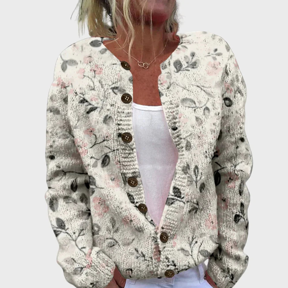 Elegantne mustriga kootud vest