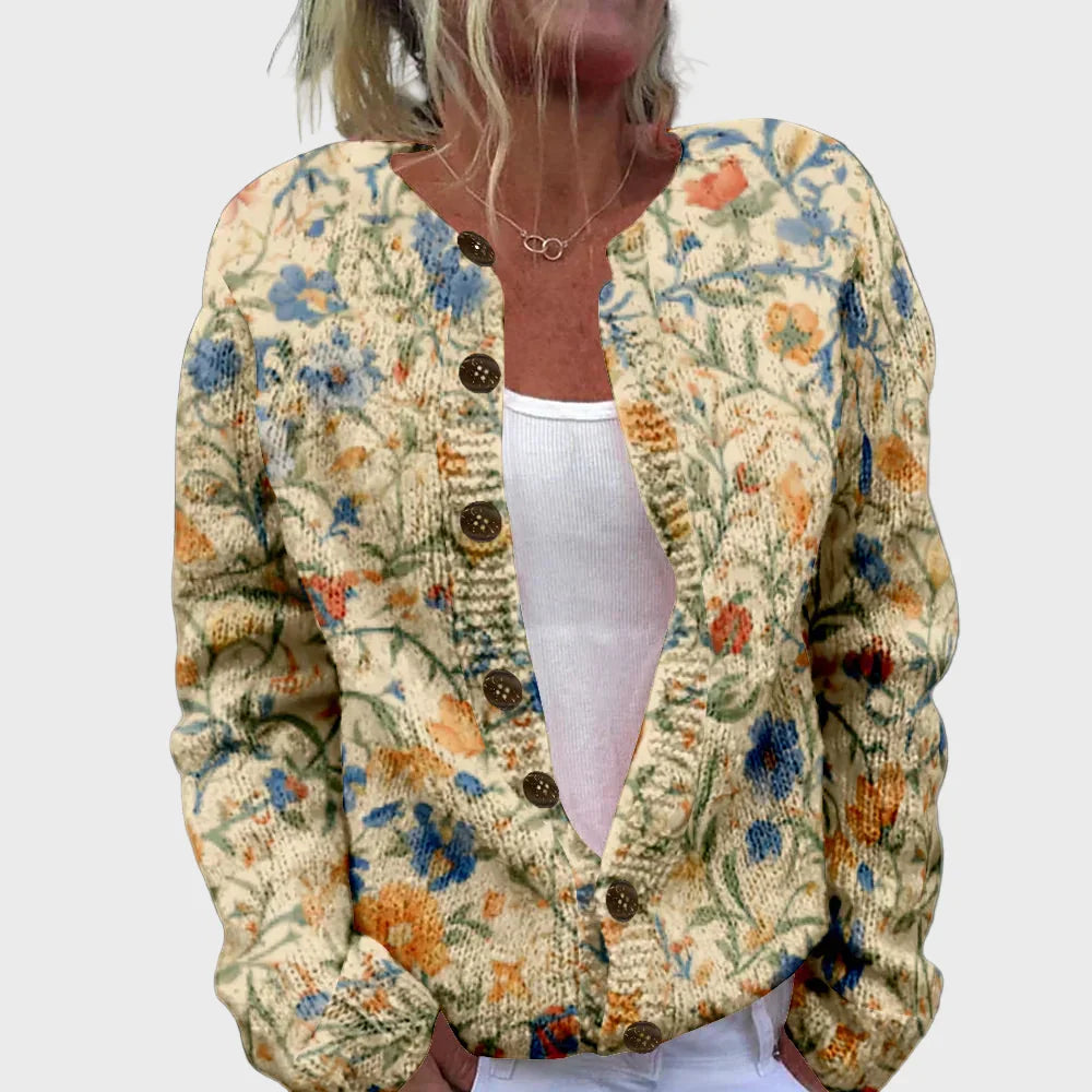 Elegantne mustriga kootud vest