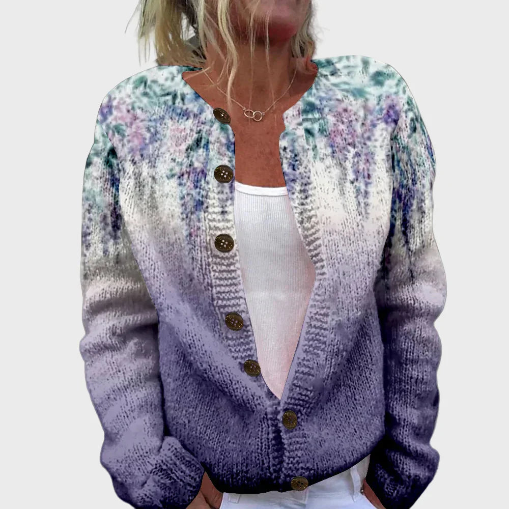 Elegantne mustriga kootud vest