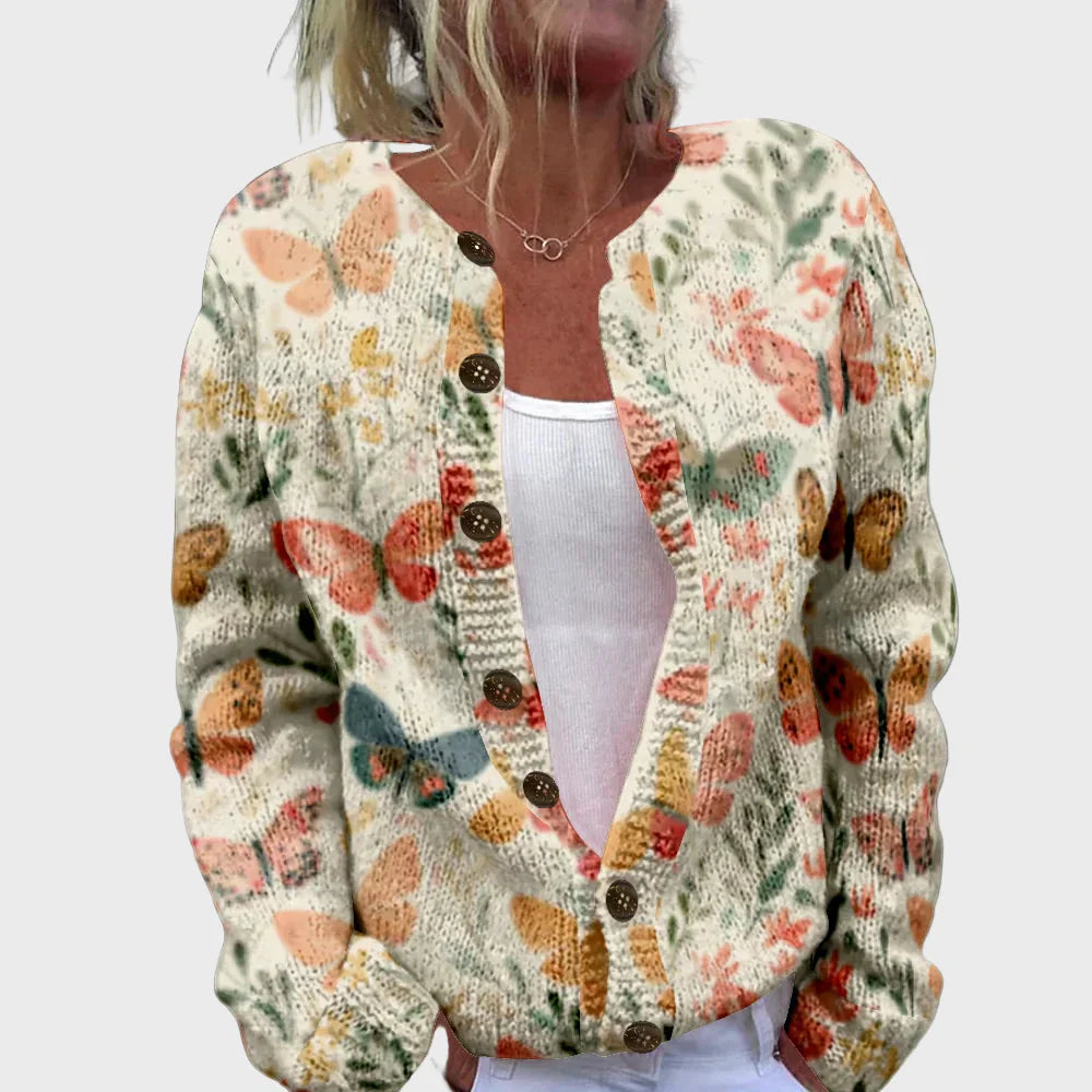 Elegantne mustriga kootud vest