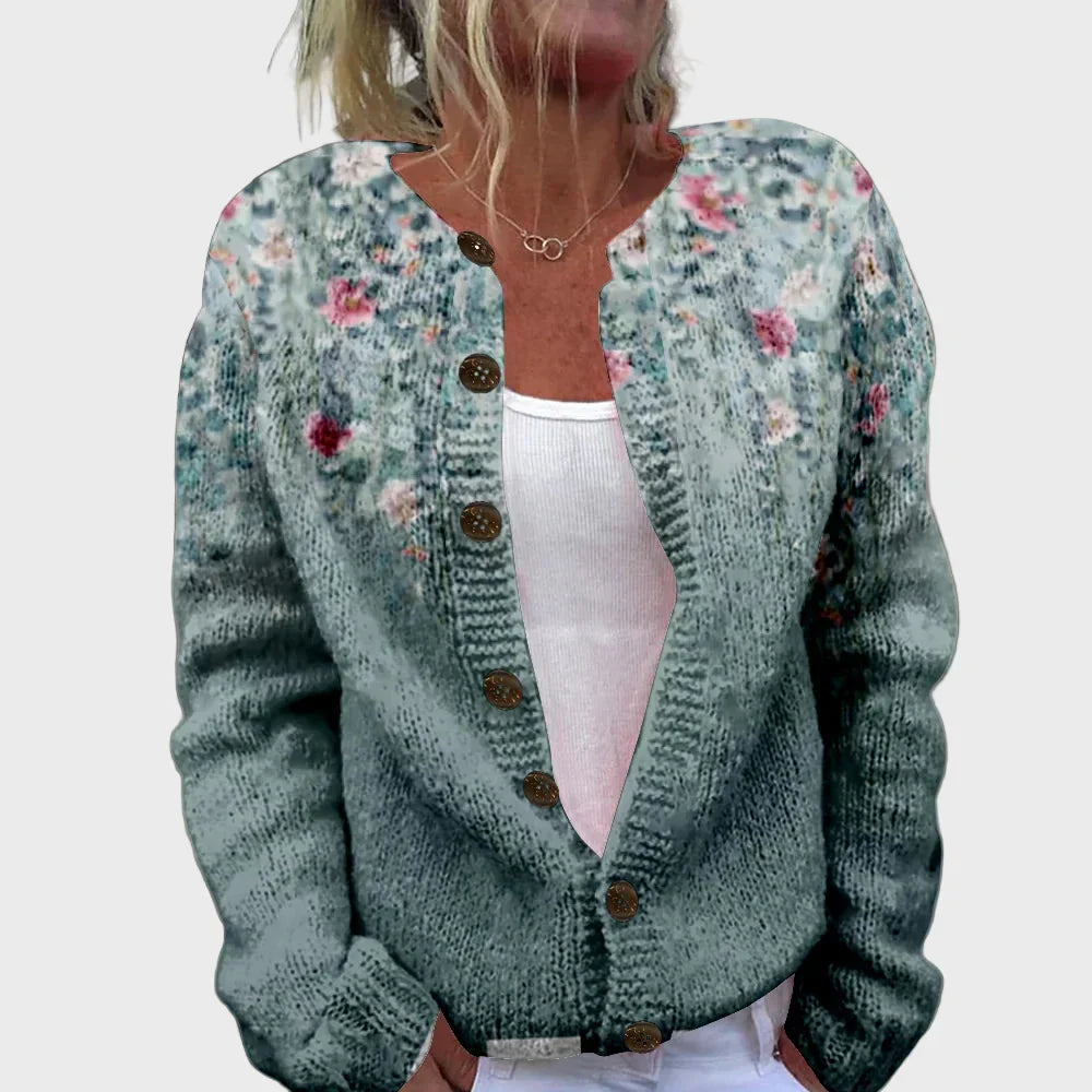 Elegantne mustriga kootud vest