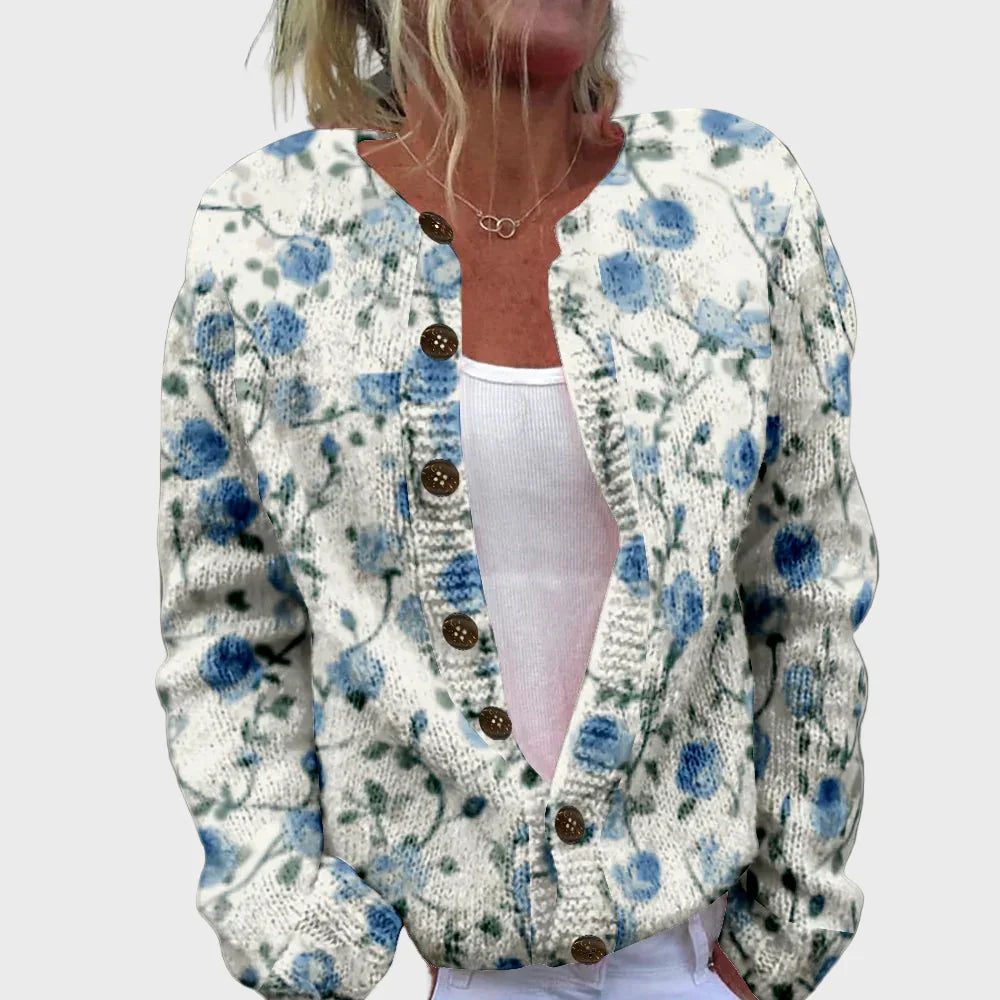 Elegantne mustriga kootud vest