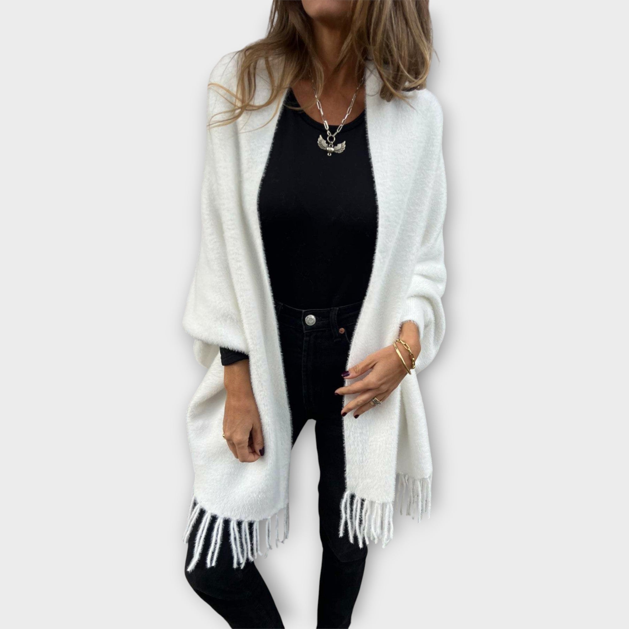 Kootud narmastega wrap