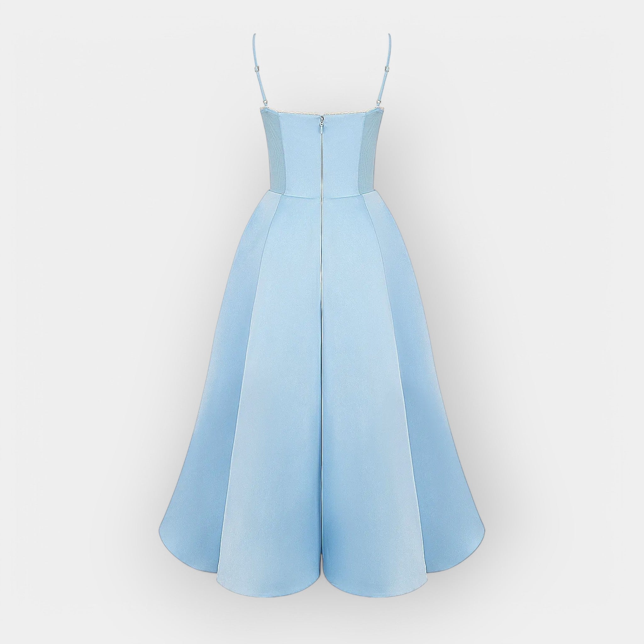 Elegantne joonega midi kleit