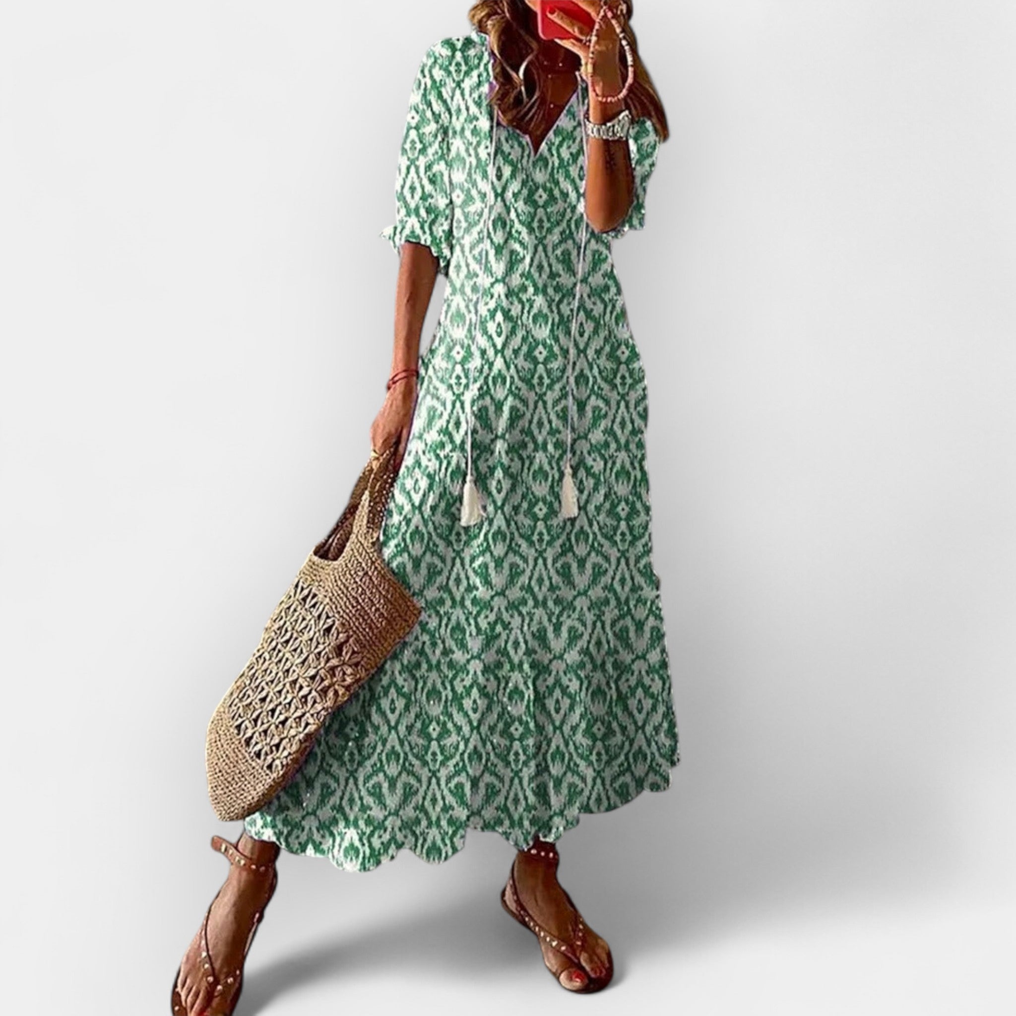 Maxi Boho kleit